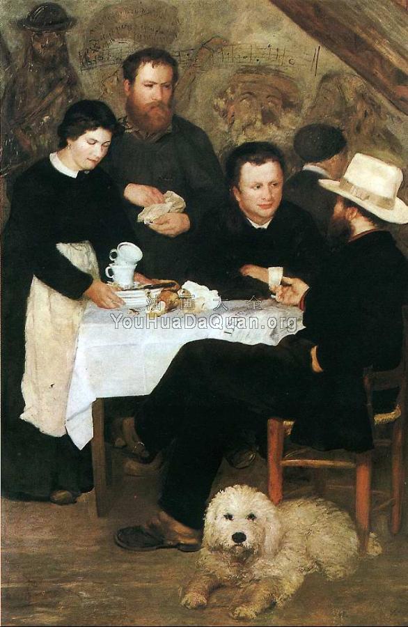 At the Inn of Mother Anthony - 皮埃尔·奥古斯特·雷诺阿